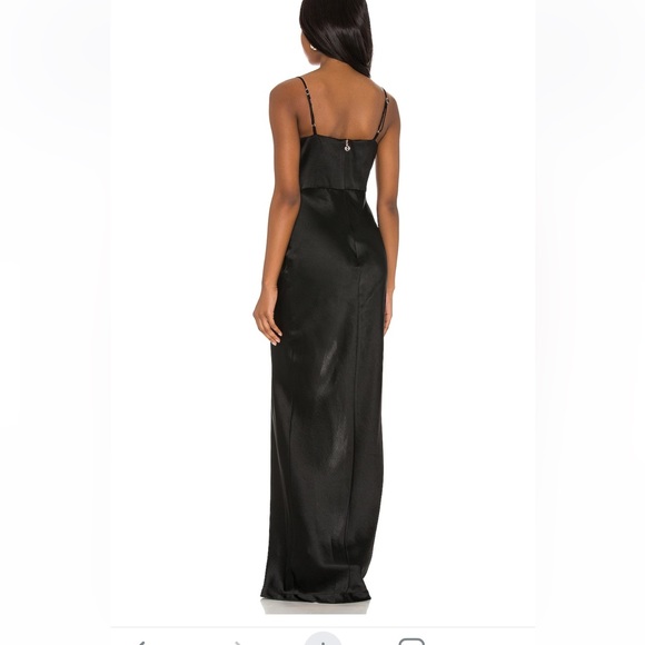 Nookie dream draped gown, worn once, hemmed bottom, I’m 5’4 and wore 4in heels - Picture 3 of 3